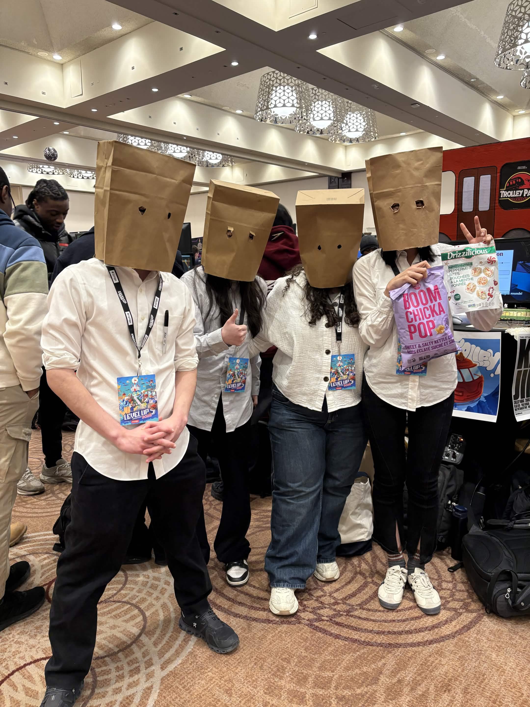 Trolley development team at LevelUp Convention 2026